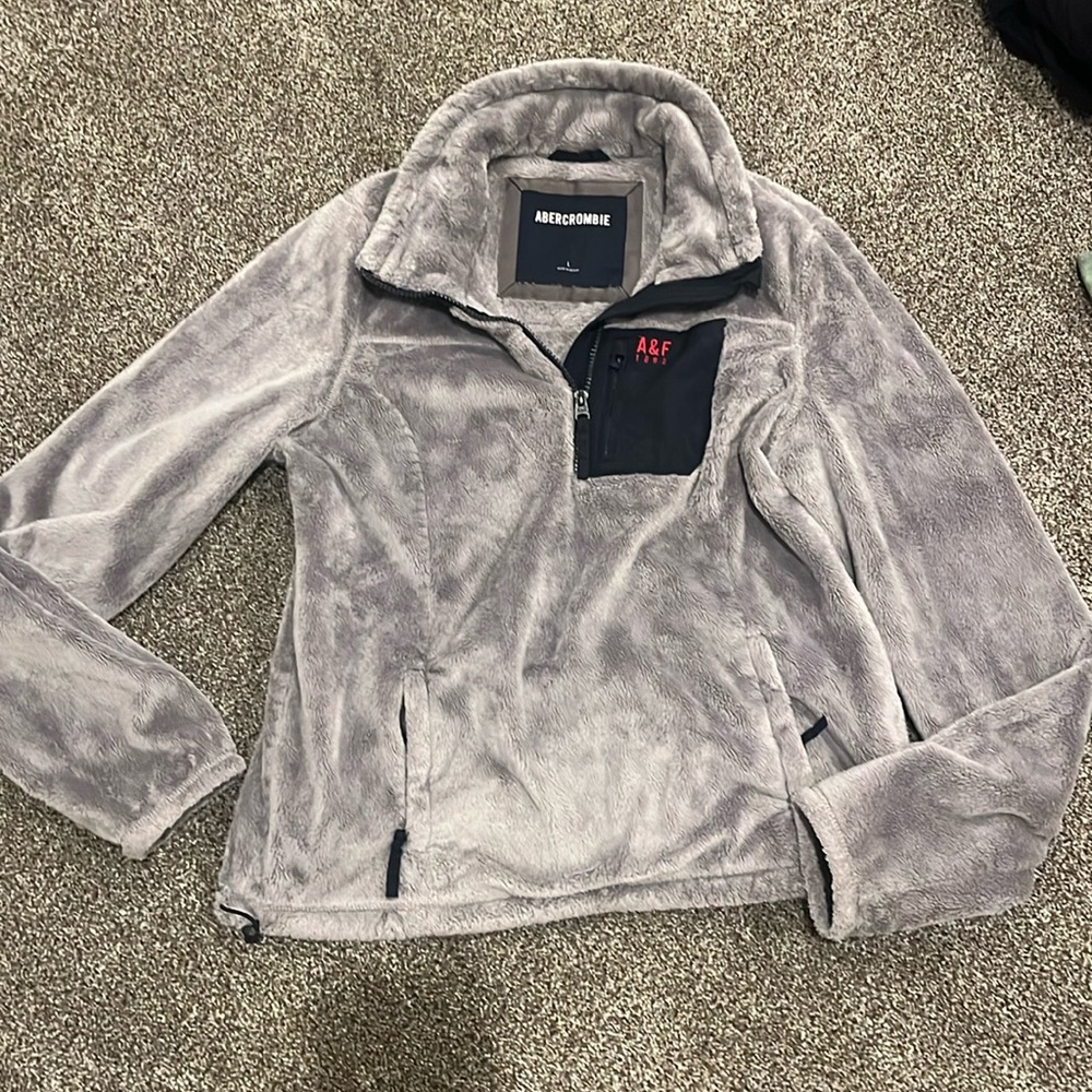 Brand new Abercrombie fleece quarter zip